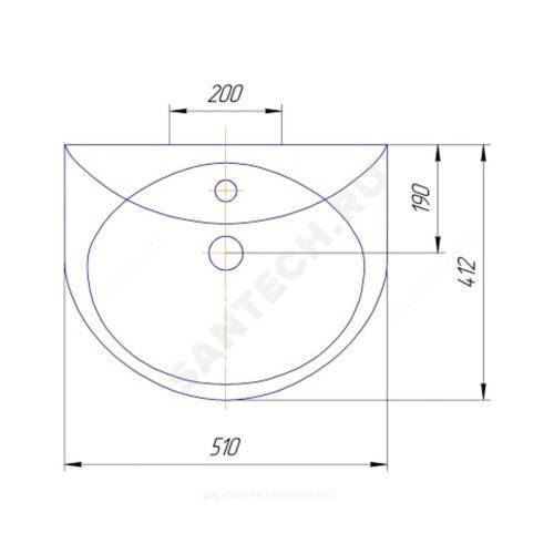 Купить умывальник  комфорт 50, rosa(кировская керамика). в Иваново магазин сантехники Суперстрой