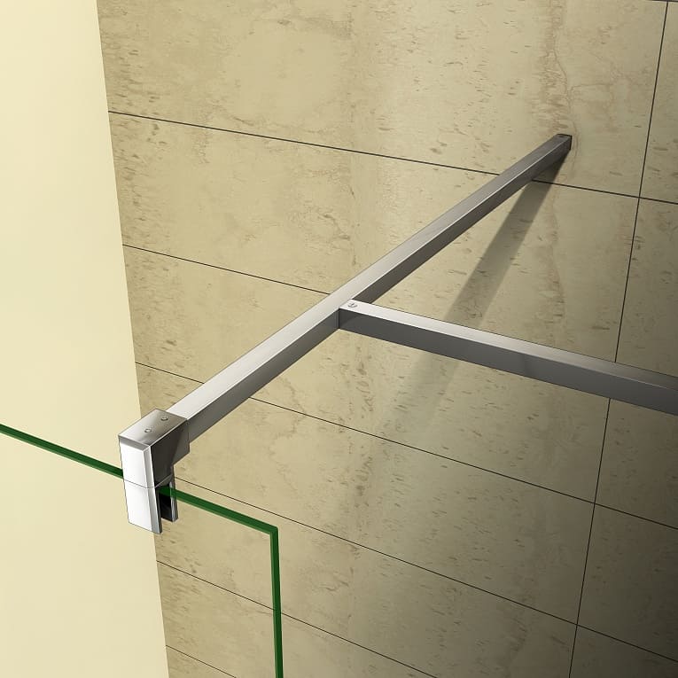 Купить душевое ограждение walk in sp-110+sp-90-c-ch, bas. в Иваново магазин сантехники Суперстрой