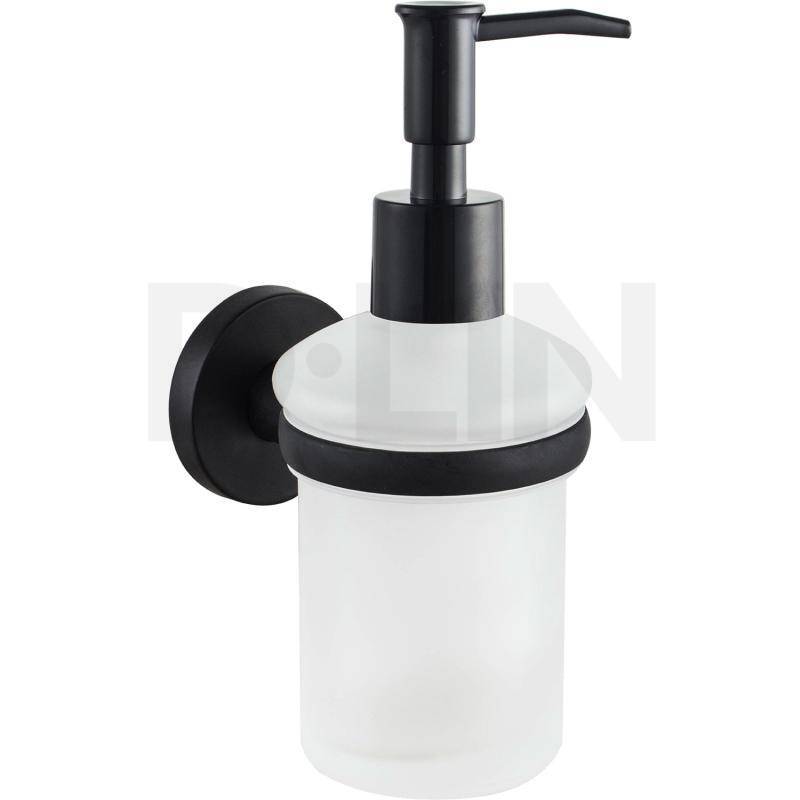 Купить дозатор для жидкого мыла (стекло) черный d295111, d-lin. в Иваново магазин сантехники Суперстрой