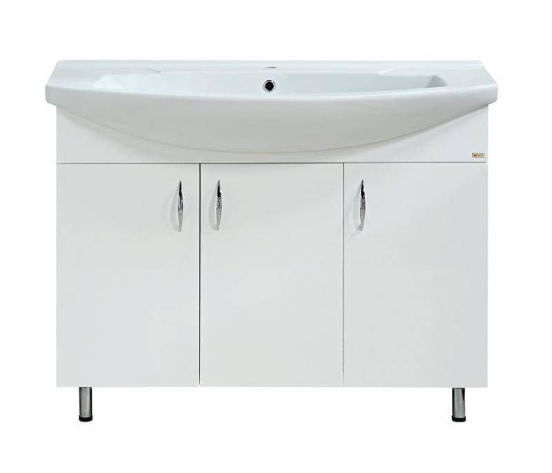 Купить тумба  балтика -105 прямая, белая,misty. в Иваново магазин сантехники Суперстрой