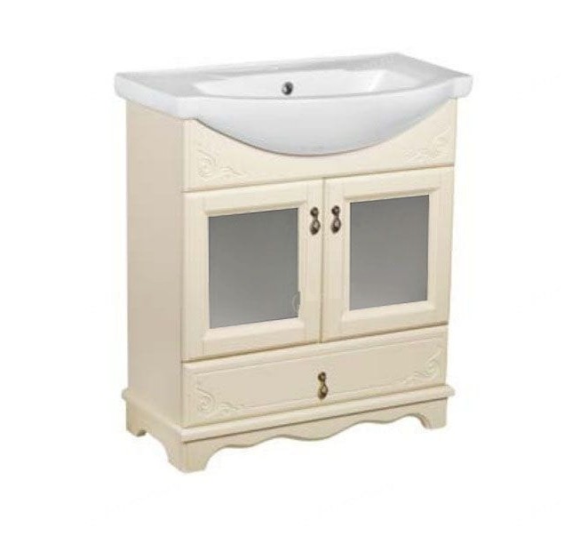 Купить тумба напольная варна 75с (1ящ) слонов+рак элеганс, good door. в Иваново магазин сантехники Суперстрой