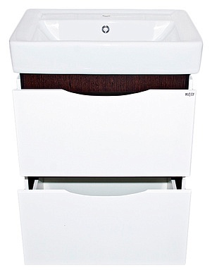 Купить тумба венера - 60 ,с 2 ящиками  комбинированная, misty. в Иваново магазин сантехники Суперстрой