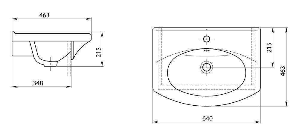 Купить раковина новая грань белый с переливом, воротынск. в Иваново магазин сантехники Суперстрой