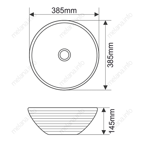 Купить раковина mln-t4004-в5(персиковая), melana. в Иваново магазин сантехники Суперстрой