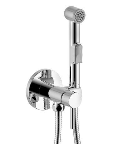 Купить смеситель с гигиеническим душем х25-51 встраеваемый, rossinka в Иваново магазин сантехники Суперстрой