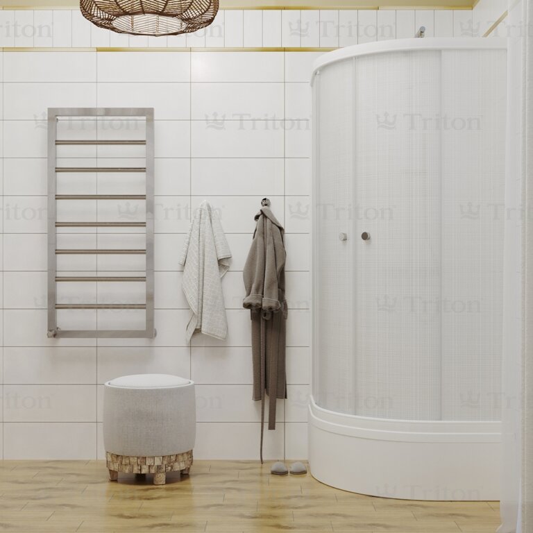 Купить душевой угол лен в 90*90,сп,бел, тритон. в Иваново магазин сантехники Суперстрой