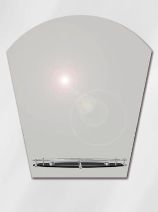 Купить зеркало 406 п (54*60) бытовое, россия. в Иваново магазин сантехники Суперстрой