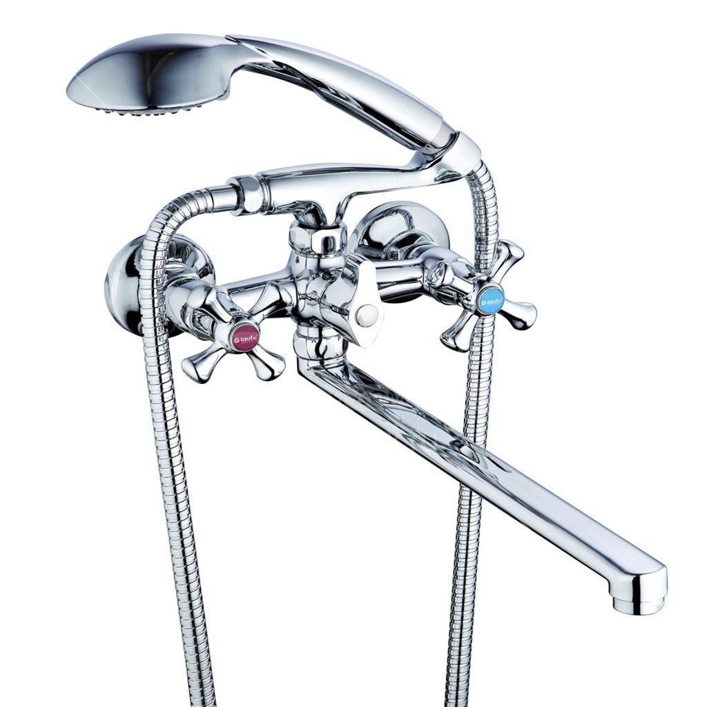 Купить смеситель для ванны с душем qsl7-a827, g-lauf. в Иваново магазин сантехники Суперстрой