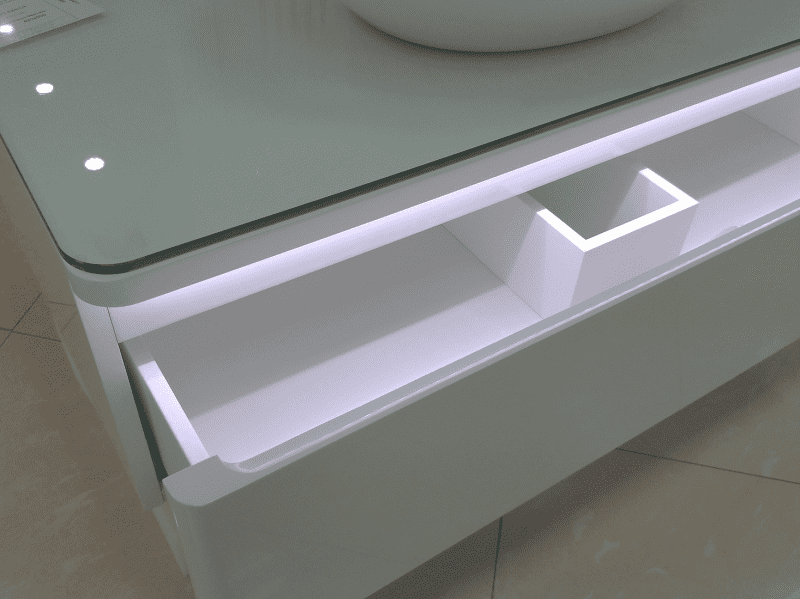 Купить тумба скай-90 подвесная 1 ящ. белая  без раковины, misty. в Иваново магазин сантехники Суперстрой