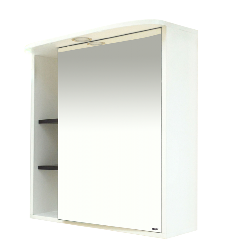 Купить зеркало-шкаф венера - 80  прав. со светом комбинированное, misty. в Иваново магазин сантехники Суперстрой