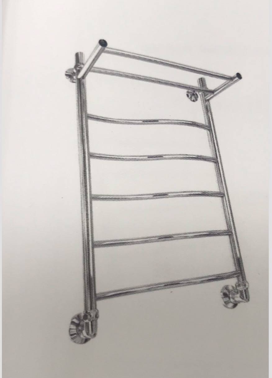 Купить водяной полотенцесушитель лесенка fi 80*40 1"*1/2 к3, двин. в Иваново магазин сантехники Суперстрой