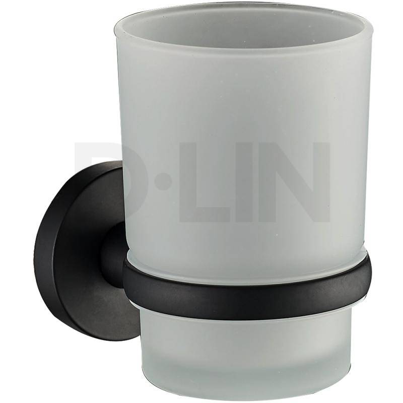 Купить держатель со стаканом черный d210111,d-lin. в Иваново магазин сантехники Суперстрой