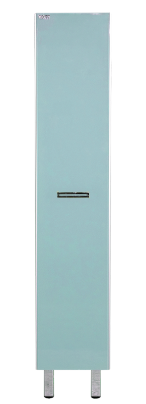 Купить пенал джулия - 35 левый голубой,misty. в Иваново магазин сантехники Суперстрой