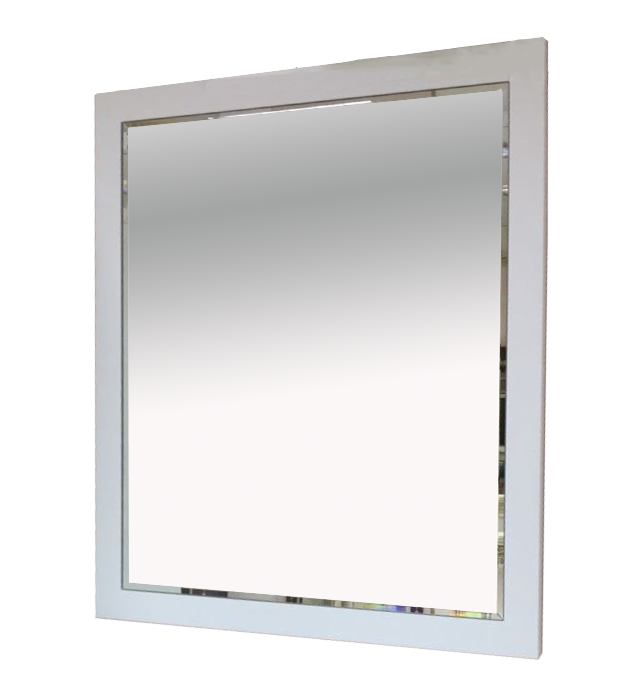 Купить зеркало анна - 80 белая матовая эмаль,misty в Иваново магазин сантехники Суперстрой