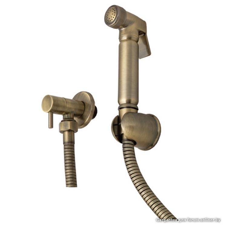 Купить гигиенический набор для биде 332 rel бронза, kaiser в Иваново магазин сантехники Суперстрой