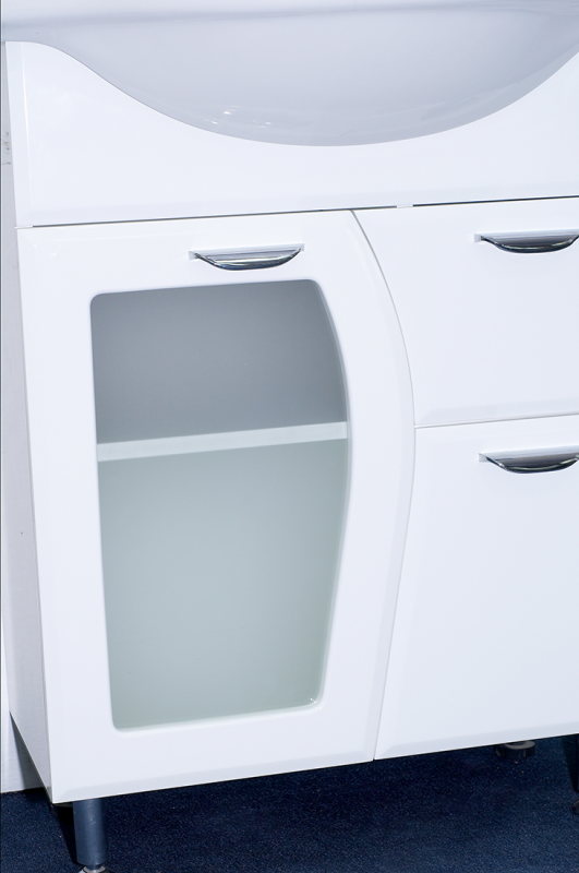 Купить тумба антик - 55, с 1-им ящиком (стекло), misty. в Иваново магазин сантехники Суперстрой