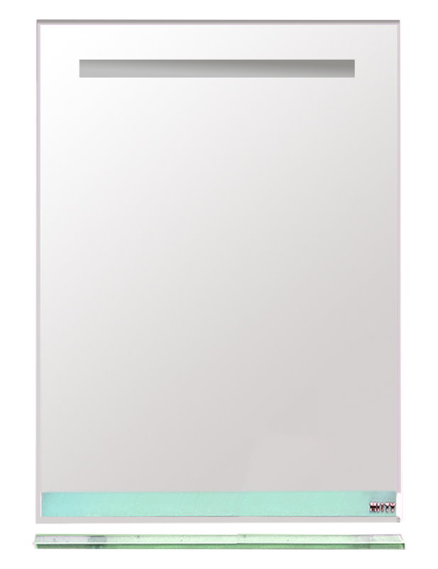 Купить зеркало джулия - 60 с полочкой 12 мм голубое,misty. в Иваново магазин сантехники Суперстрой