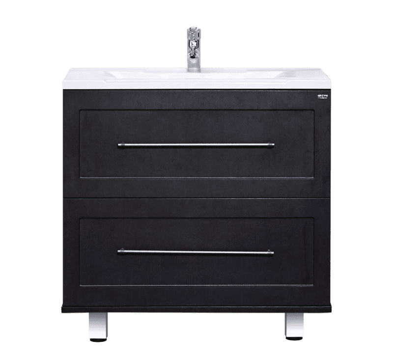 Купить тумба марта-70 тёмный бетон + раковина evva-70 ,misty. в Иваново магазин сантехники Суперстрой