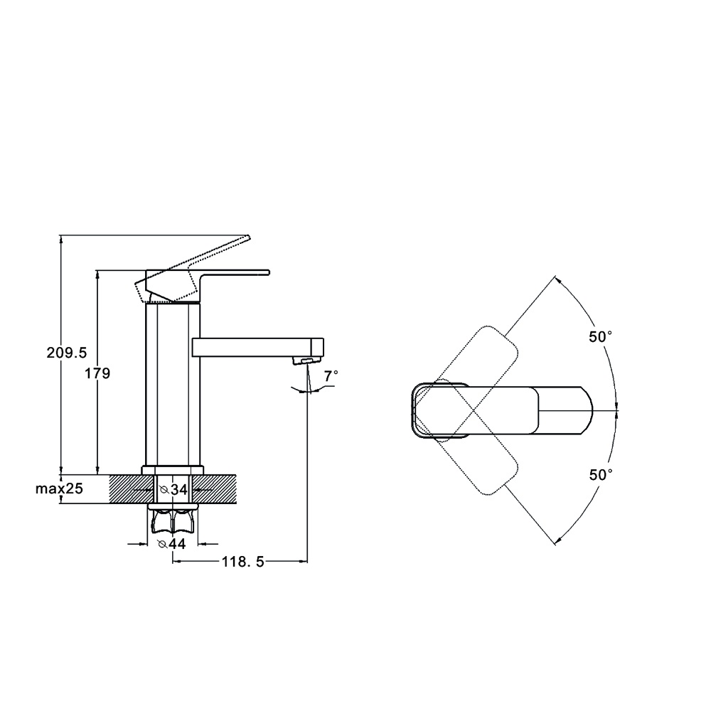 Купить смеситель для раковины leb1-a123 kt бронза, g-lauf. в Иваново магазин сантехники Суперстрой