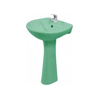 Купить раковина на пьедестале соната крап на салатовом, воротынск. в Иваново магазин сантехники Суперстрой