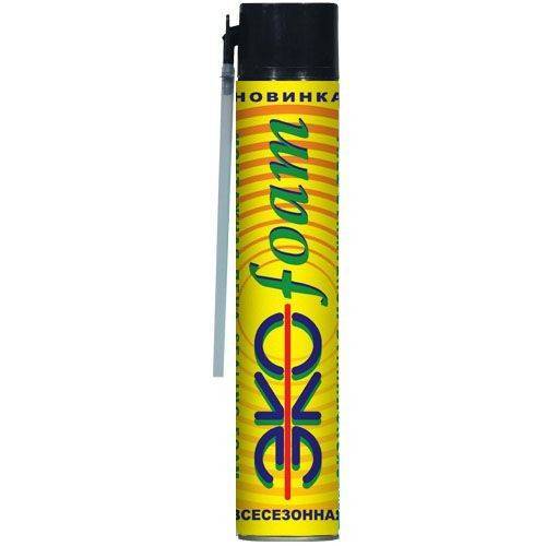 Купить пена монтажная ekofoam всесезонная, 450 мл, россия. в Иваново магазин сантехники Суперстрой