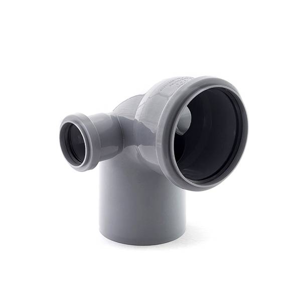 Купить отвод пвх 110*50*90 левый, россия. в Иваново магазин сантехники Суперстрой