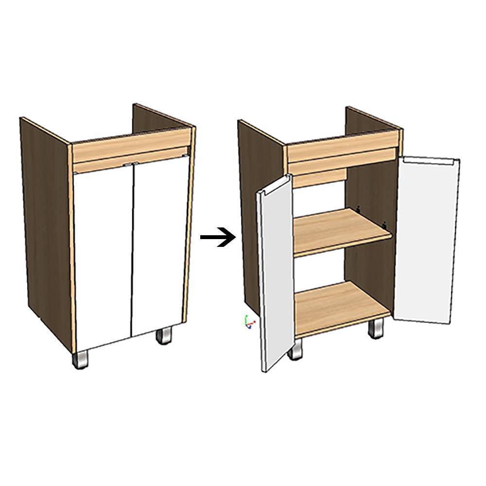 Купить тумба остин-60 сонома+раковина сомо 60,corozo. в Иваново магазин сантехники Суперстрой