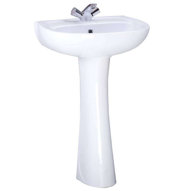 Купить раковина на пьедестале версия белая, воротынск. в Иваново магазин сантехники Суперстрой