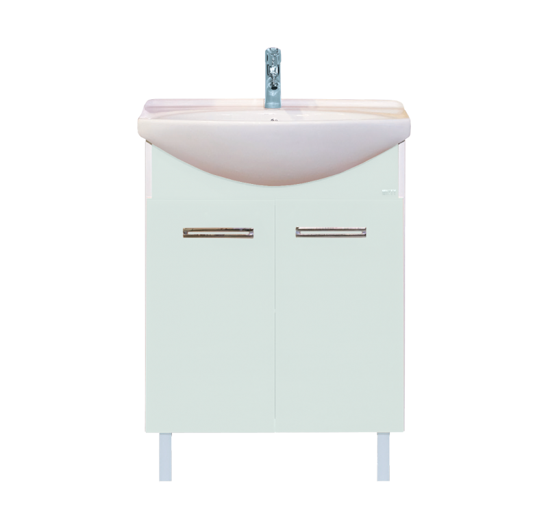 Купить тумба джулия - 65  белая white, misty. в Иваново магазин сантехники Суперстрой