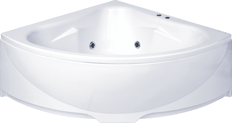 Купить ванна акриловая империал 1500*1500 с экраном гидромассажем, bas. в Иваново магазин сантехники Суперстрой