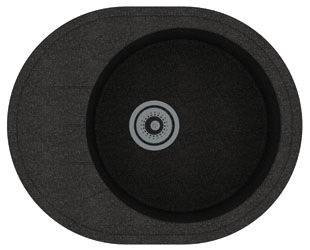 Купить мойка кухонная venera m черный (620мм*500мм), orivel. в Иваново магазин сантехники Суперстрой