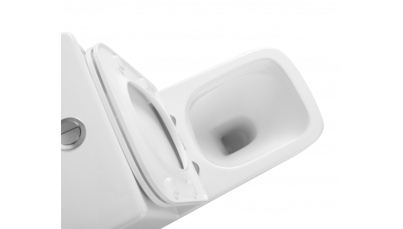 Купить компакт-унитаз triton-pro corso co-3006, безободковый, сидение микролифт в Иваново магазин сантехники Суперстрой