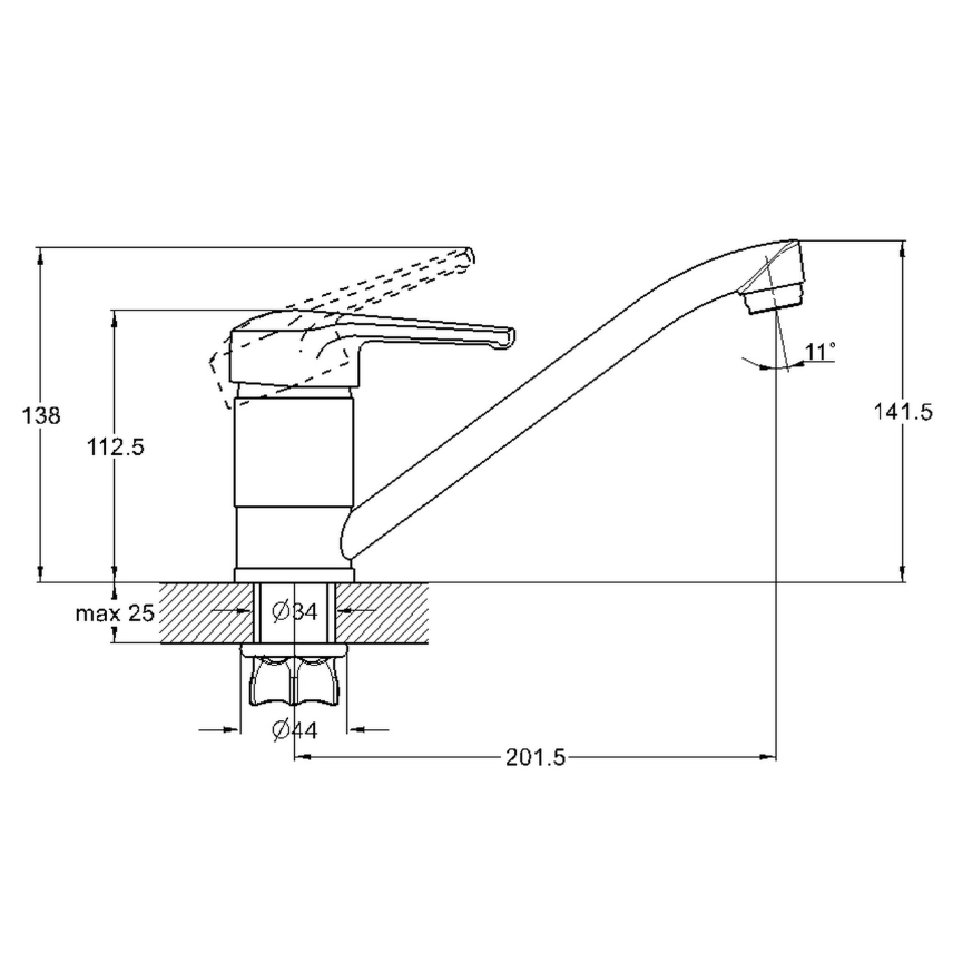 Купить смеситель для кухни 4g4-a181, g-lauf. в Иваново магазин сантехники Суперстрой