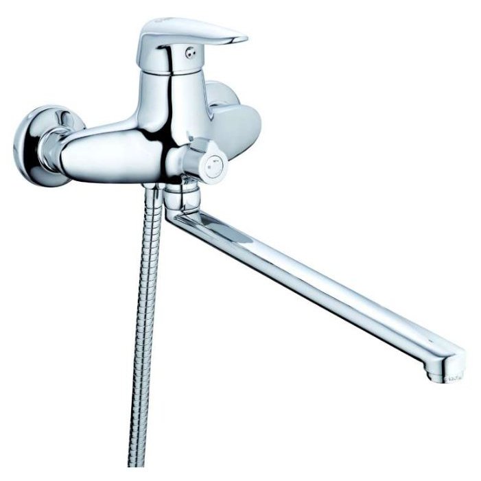 Купить смеситель для ванны с душем npo-6171, g-lauf. в Иваново магазин сантехники Суперстрой