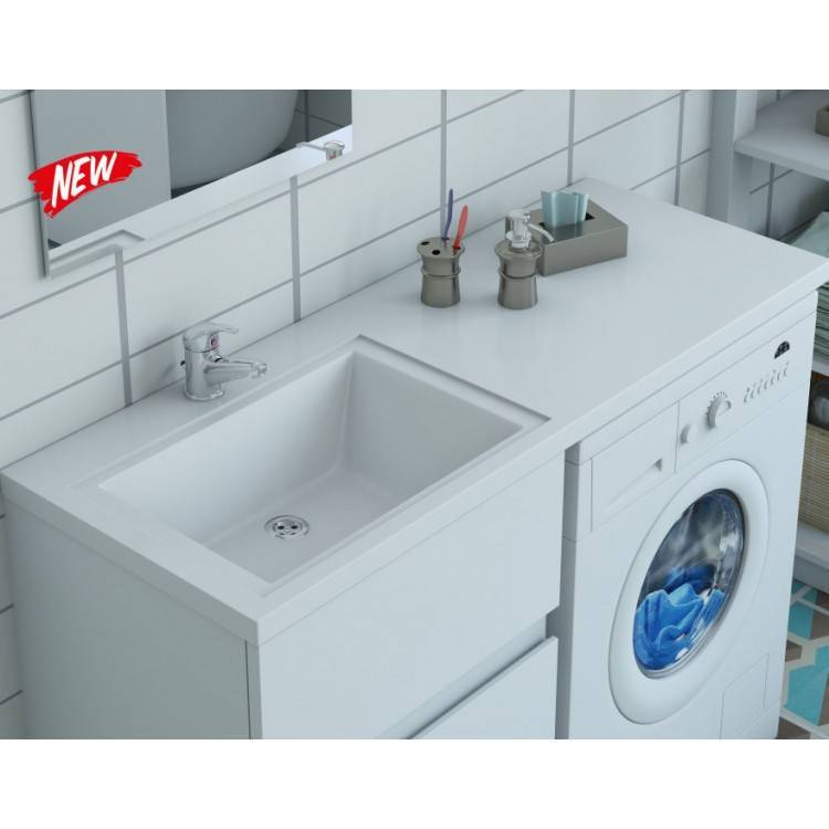 Купить раковина даллас 1102*482,левая,эстет в Иваново магазин сантехники Суперстрой