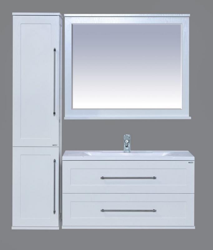 Купить зеркало марта-100 белое матовое, misty. в Иваново магазин сантехники Суперстрой