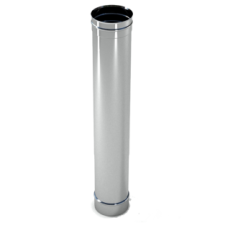 Купить дымоход нержавеющая сталь ф100*1,0 м, россия. в Иваново магазин сантехники Суперстрой