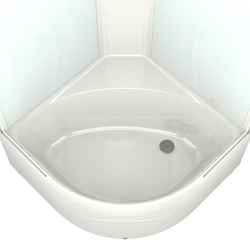 Купить душевая кабина domani spa delight 88 high, 80*80 вп пс-белая задняя стенка в Иваново магазин сантехники Суперстрой