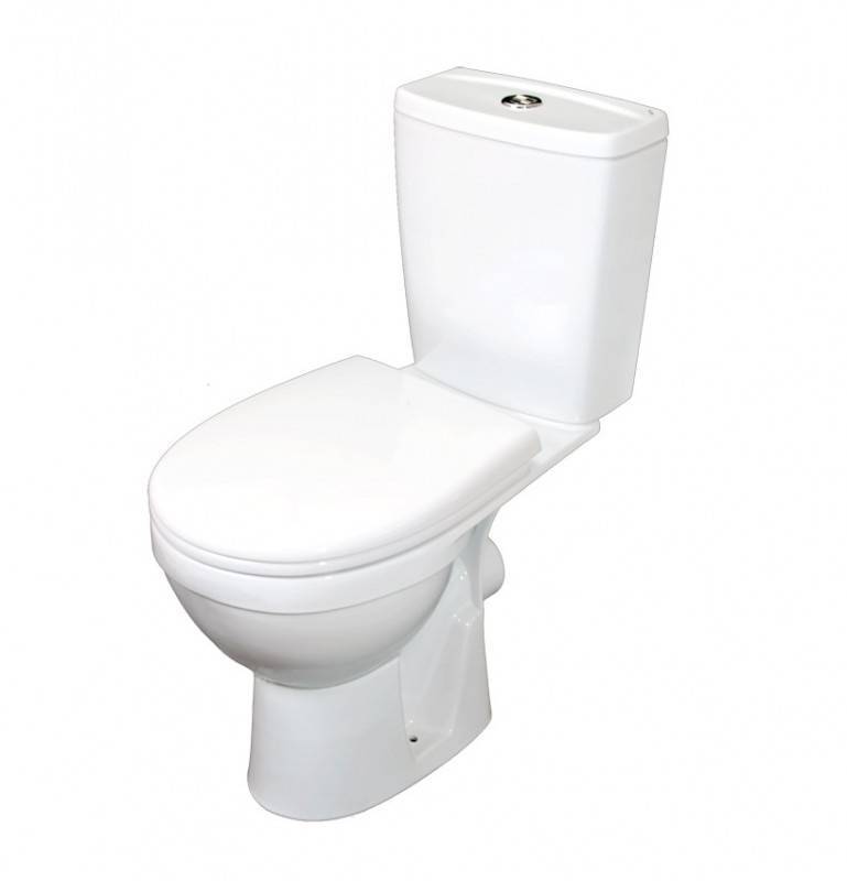 Купить компакт-унитаз рио люкс белый микролифт, rosa. в Иваново магазин сантехники Суперстрой