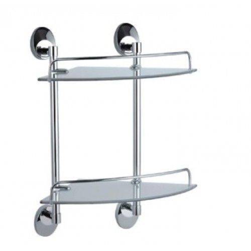 Купить полочка двухъярусная нв1607-2, haiba. в Иваново магазин сантехники Суперстрой