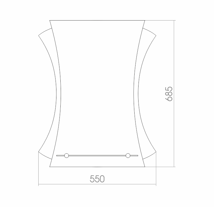 Купить зеркало рио 550х685, гк серебряные зеркала. в Иваново магазин сантехники Суперстрой