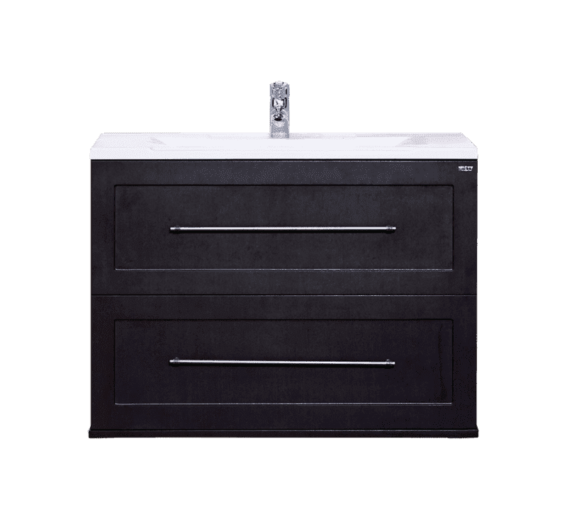 Купить тумба марта-70 подвесная тёмн/бет + раковина evva-70 d, misty. в Иваново магазин сантехники Суперстрой