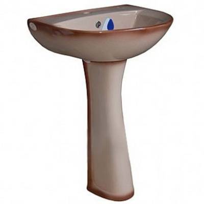 Купить раковина на пьедестале вест бежевый , воротынск. в Иваново магазин сантехники Суперстрой