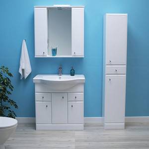 Купить шкаф-пенал шармель п, с/ящ, белый, sanstar в Иваново магазин сантехники Суперстрой