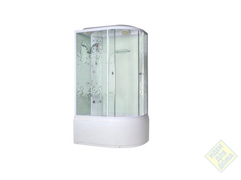 Купить душевая кабина ng-310-01 l 120*80  в/п мозаик, niagara в Иваново магазин сантехники Суперстрой