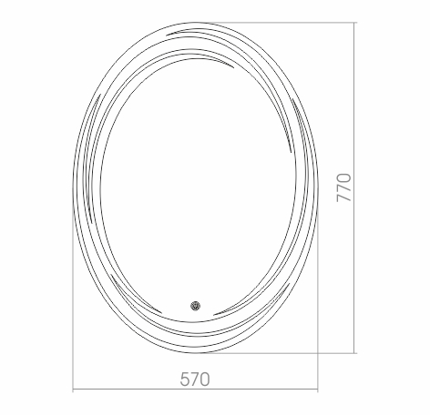Купить зеркало нормандия 570х770, гк серебряные зеркала. в Иваново магазин сантехники Суперстрой