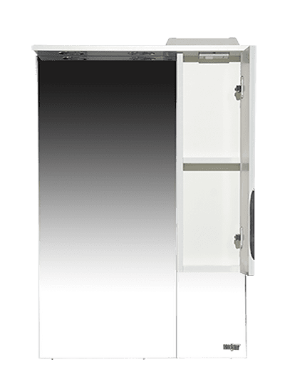 Купить зеркало-шкаф престиж-60 правое серебряная патина, misty. в Иваново магазин сантехники Суперстрой