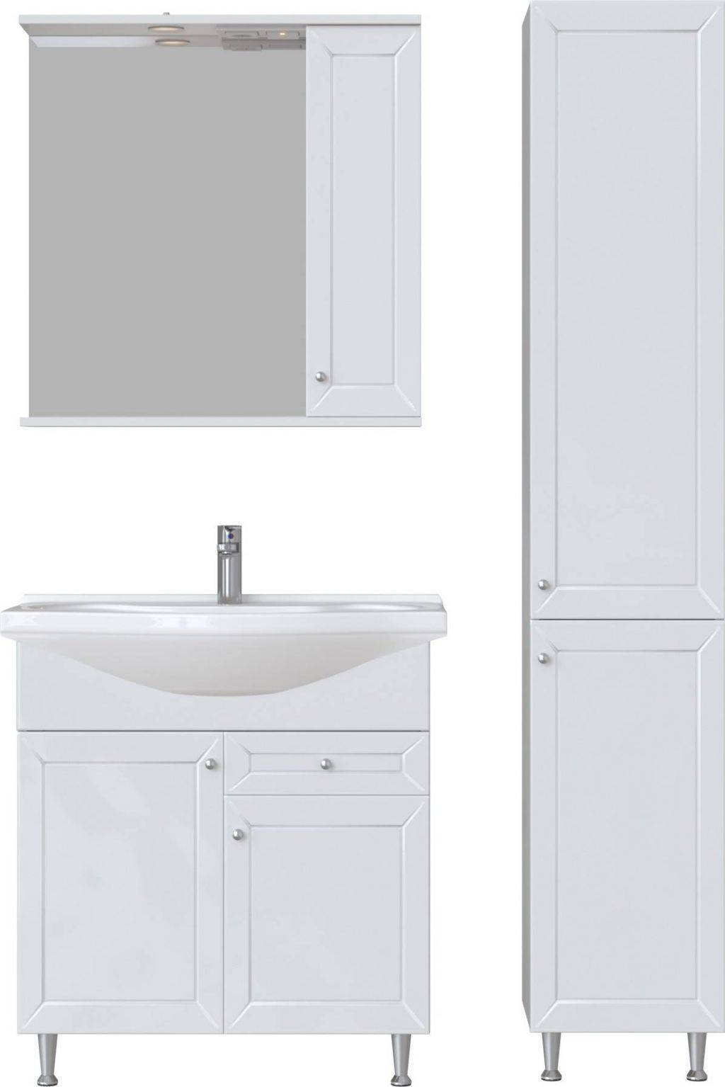 Купить тумба бриз-75 + умывальник байкал-75, sanstar в Иваново магазин сантехники Суперстрой