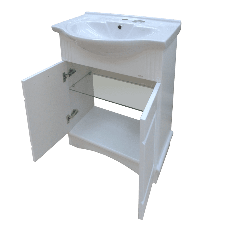 Купить тумба эльбрус-65 белая + рак. эльбрус, misty. в Иваново магазин сантехники Суперстрой