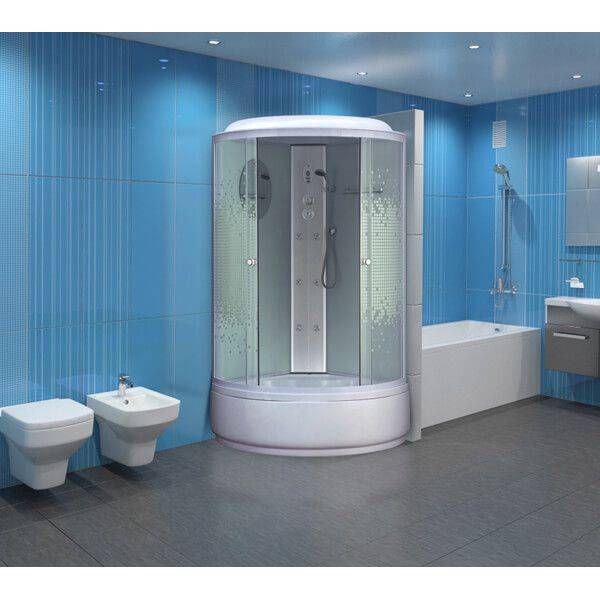 Купить душевая кабина 100*100 ng-309wfm  в/п сп мозайка, niagara в Иваново магазин сантехники Суперстрой